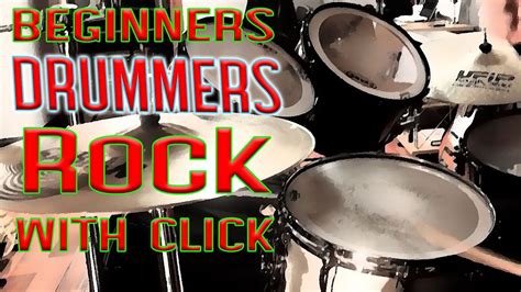 Easy And Basic Rock Backing Track 100 Bpm Drumless With Click Youtube