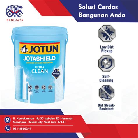 Jual CAT TEMBOK JOTUN JOTASHIELD ULTRA CLEAN 2 5Lt 1632 ROCK SUGAR