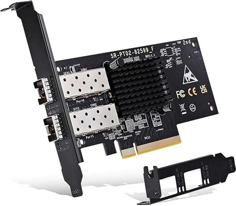 Amazon Gb Dual Lan Sfp Pci E Network Card Intel X Da