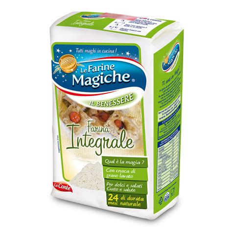 Farina Integrale Il Benessere Le Farine Magiche 500g Lo Conte D