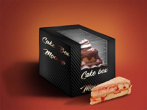 Best Cake Box Mockup 30 Free And Premium Cake Packaging Psd