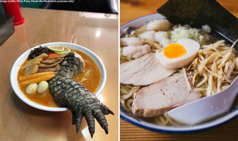 Taiwanese eatery launches ramen with crocodile meat, sells it for RM225 per bowl, shocks ...