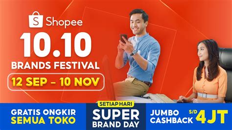 Shopee 10 10 Brands Festival Hadirkan Diskon Spesial Dari Brand Ternama