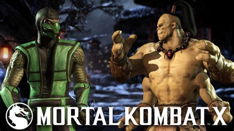 Mortal Kombat Xl Reptile Vs Goro Medium Youtube