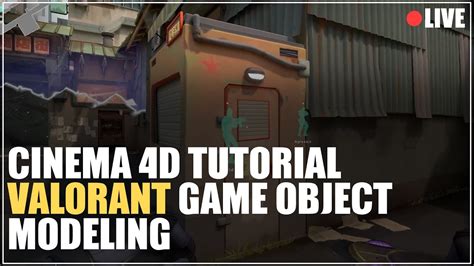 Cinema 4d Modeling Valorant Objects Cg Animation Tutorials