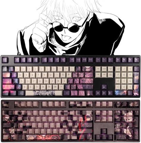 Jujutsu Kaisen Teclas Pbt Satoru Gojo Teclado De Personaje Sublimaci N