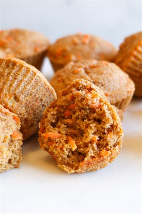 Healthy Banana Carrot Muffins One Bowl