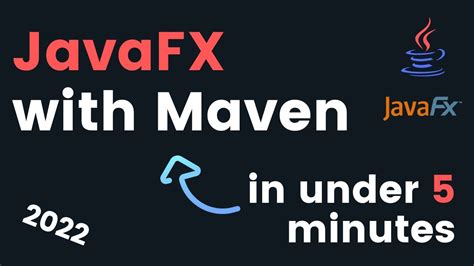 How To Set Up Javafx With Maven Javafx Tutorial 2022 Version Youtube