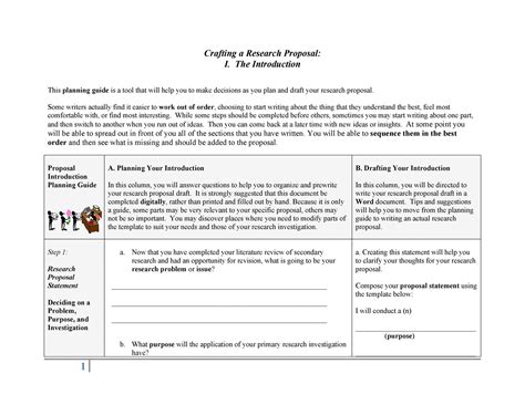 Editable Choose From Research Proposal Templates Examples