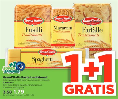 Grand Italia Pasta Tradizionali Aanbieding Bij PLUS