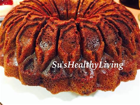 Su Shealthyliving Chocolate Orange Marble Bundt Cake