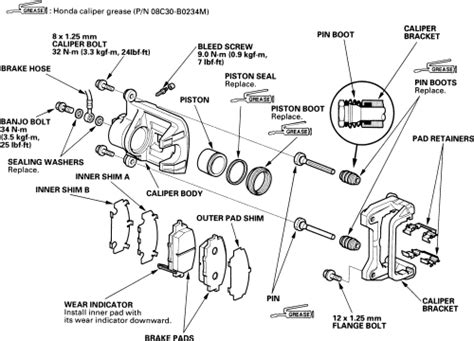 2003 Honda Civic Brake Caliper