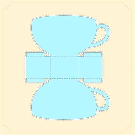 Tea Cups Box Templates 10 Free Pdf Printables Printablee