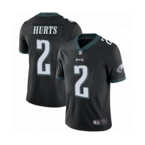 Philadelphia Eagles 2 Jalen Hurts Black Alternate Vapor Untouchable