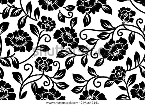batik indonesian technique wax resist dyeing applied stock vector