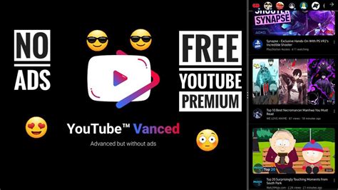 YouTube Vanced Free YouTube Premium YouTube Modded App Youtube