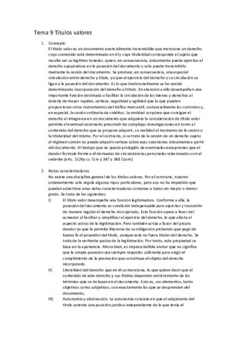 Tema 9 Titulos Valores Pdf