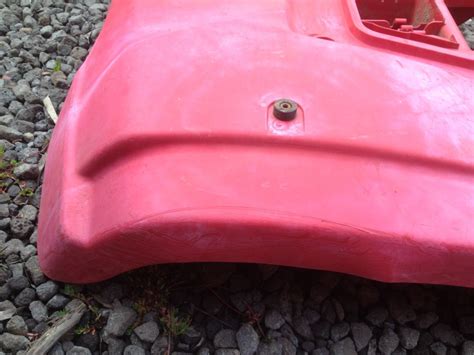 Suzuki Eiger Ltf Lta 400 Rear Red Plastic Fender Quad Wreckers