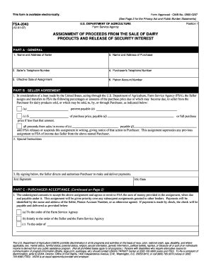 Fillable Online Forms Sc Egov Usda Nondisturbance Agreement USDA