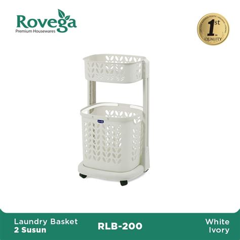 Rovega Keranjang Pakaian Premium Laundry Basket Level Rlb