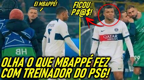 Eita Mbappe Treta T Cnico Que Responde Quem Manda Aqui Sou Eu