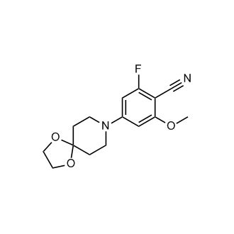 1960391 58 5 2 Fluoro 6 Methoxy 4 1 4 Dioxa 8 Azaspiro 4 5 Decan 8