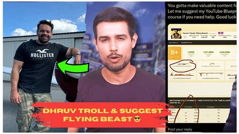 Dhruv Rathee Troll Suggest FlyingBeast320 L Dhruv Vs Gaurav Taneja