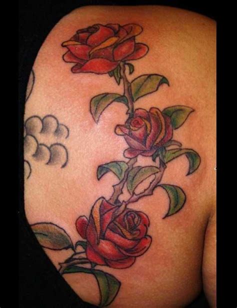 Pin 36 Elegant Vine Tattoos Flower Rose Vines Eyedgecom On Pinterest