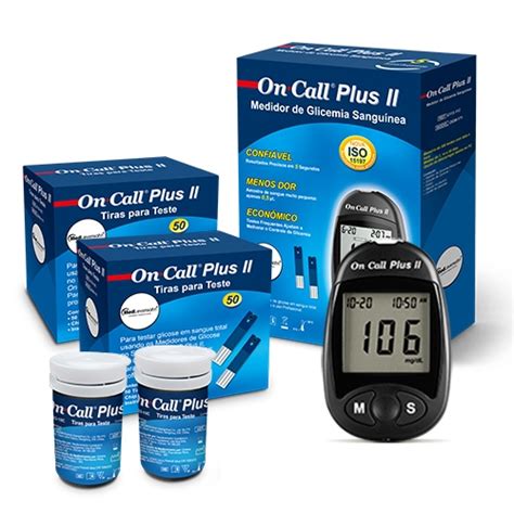 Kit Para Medir Glicemia On Call Plus II