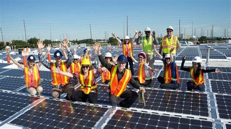 Solar Co Op Project Generating Renewable Energy On Etobicoke Rooftop