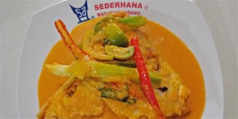 Daftar Harga Menu Delivery Restoran Sederhana Veteran Bintaro Jakarta