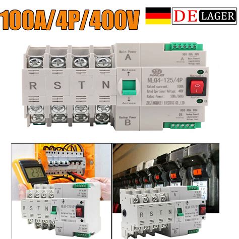 A P Transferschalter Dual Power Transfer Lastumschalter Notstrom