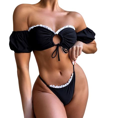 SZXZYGS Womens Swimsuits 2 Piece Set Foreign Single Swimsuit Europe And