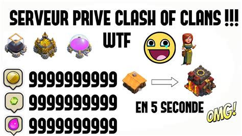 Comment Aller Sur Un Serveur Priver Clash Of Clans YouTube