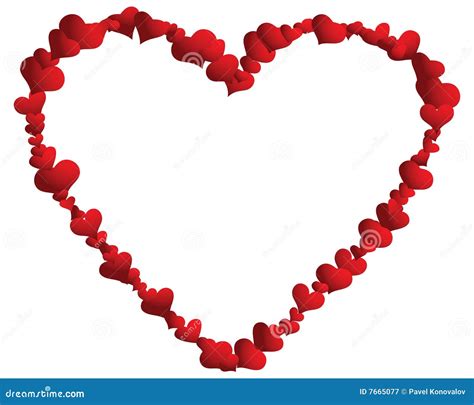 Heart Frame Stock Vector Illustration Of Beams Banner 7665077