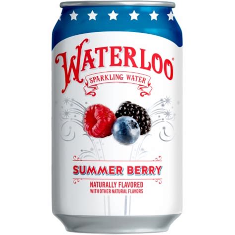 Waterloo Summer Berry Sparkling Water 8pk 12 Fl Oz Cans 8 Pk 12