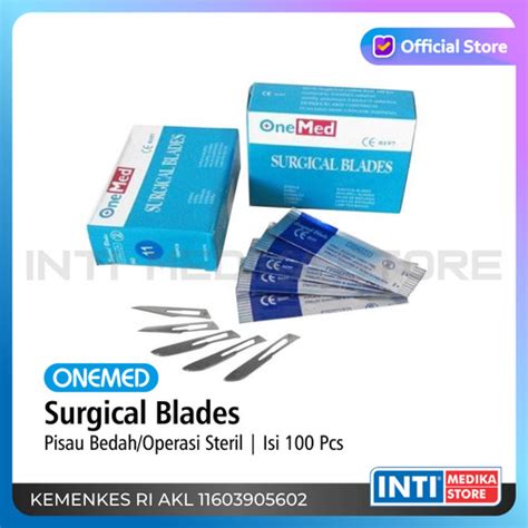 Jual ONEMED Bisturi Pisau Bedah Surgical Blades Pisau Operasi