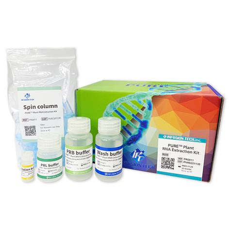 PURE Plant RNA Extraction Kit Leaf Seed Stalk Root Flower Grass