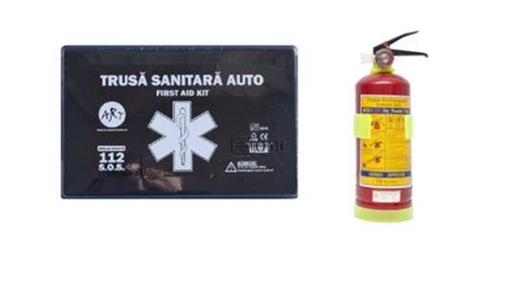 Kit Siguranta Rutiera Ani Valabil Trusa Medicala Auto Prim Ajutor