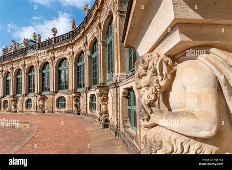 Centaur Marble Statue In Dresden Zwinger Germany Stock Photo Alamy