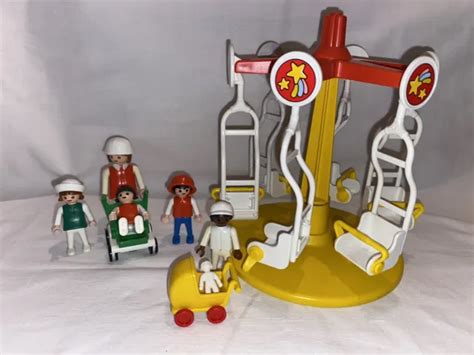 PLAYMOBIL CARROUSEL MANEGE Chaise Volantes Vintage Du 3195 Enfants