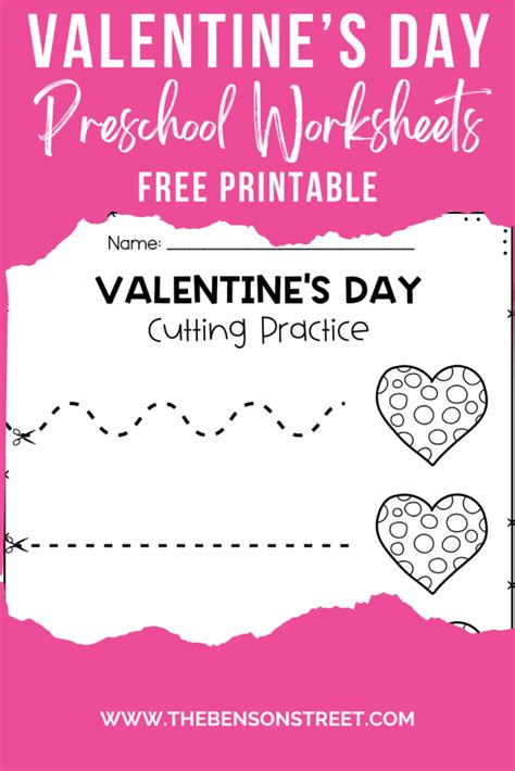 Free Printable Valentine Preschool Worksheets: 12 Activities