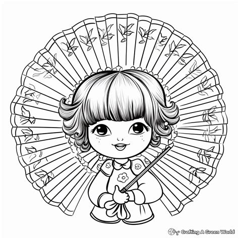 Fan Coloring Pages Free And Printable