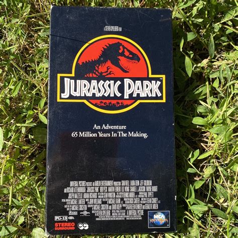 Jurassic Park Vhs 1993 Original Movie An Adventure 65 Etsy Original