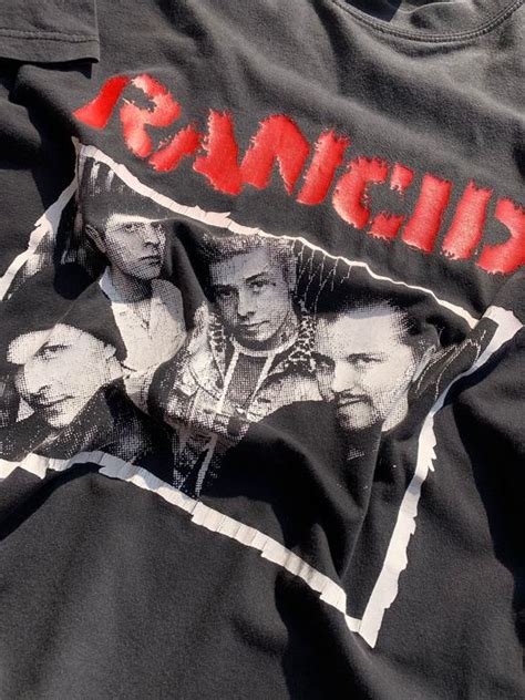 Vintage Vintage 90s Rancid Punk Rock Band T Shirt Grailed