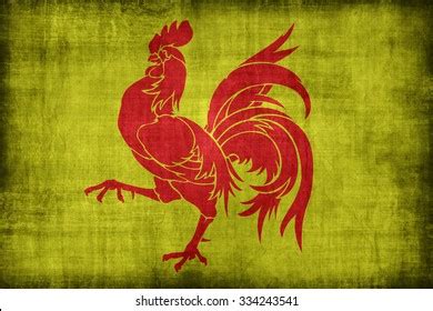 Wallonia Flag Pattern Retro Vintage Style Stock Illustration 334243541 | Shutterstock