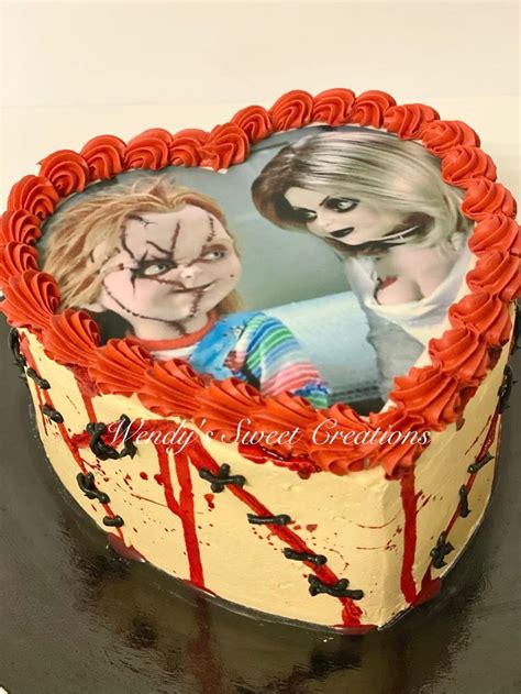 Chucky Cake Hello Kitty Coloring Horror Themed Party Bride Of Chucky