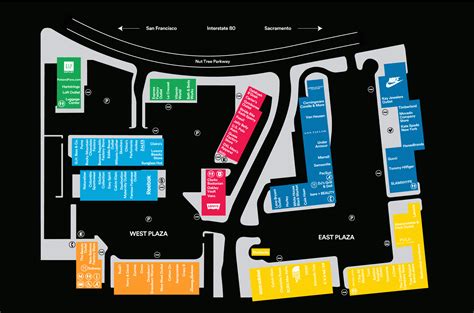 Gilroy Premium Outlets Map