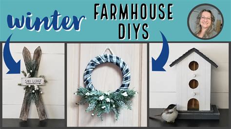 NEW Winter Farmhouse DIYS Gorgeous Winter Decor Dollar Store Winter