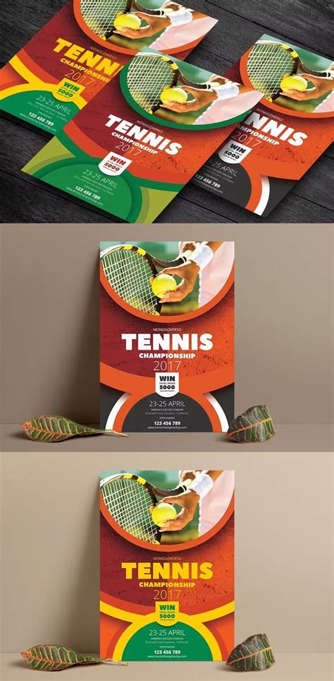 Tennis Championship Flyer Template Psd Tennis Championships Tennis